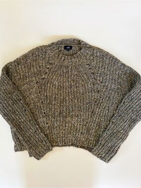 Line the Label Constance Chunky Knit Sweater Myriad Earth Tone Size Small